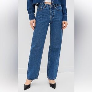 NWOT Parke Blue Classic Straight Jeans size 25